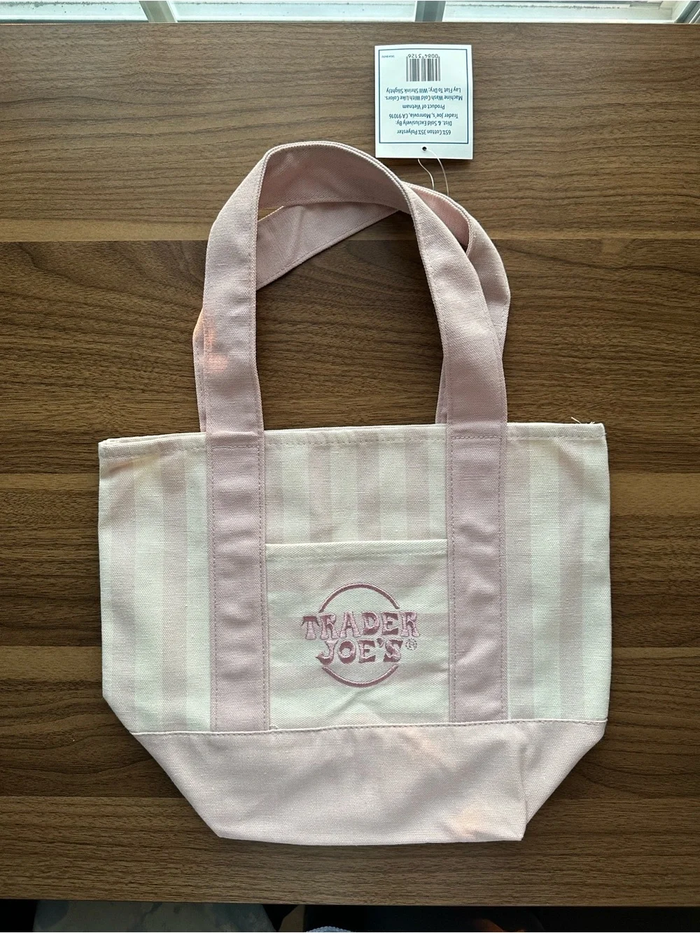 TRADER’S JOE Pastel Mini Tote SET OF 4 - Picture 9 of 15